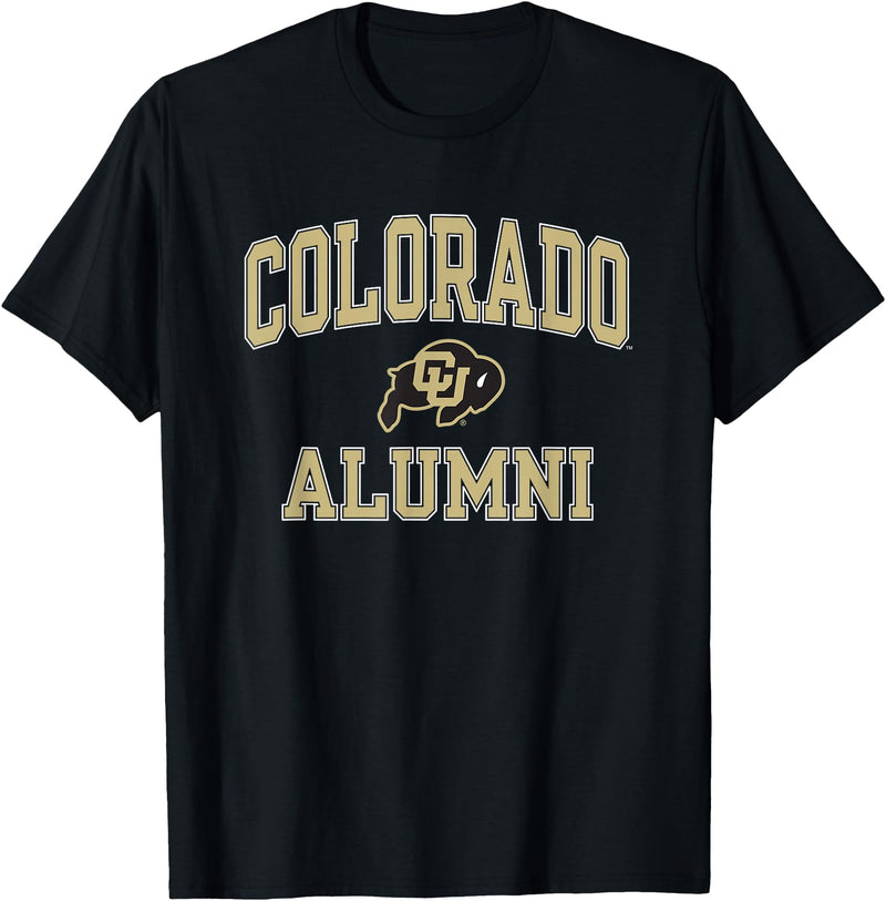 Elite Authentics Colorado Buffaloes Alumni Bold Officially Licensed T-Shirt - Black