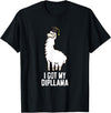 Funny Llamas Gifts LLama Graduation I Got My Dipllama Cute Llama T-Shirt - Black