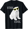 Cool bleiben Eisbär Stay Cool Cute Baby Polar Bear Cub with Sunglasses T-Shirt - Black