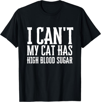 Cat Diabetes Supplement And Cat Nurse Uniform Cat Diabetes Syringe Helicopter Cat Mum Dad Cat Diabetes T-Shirt