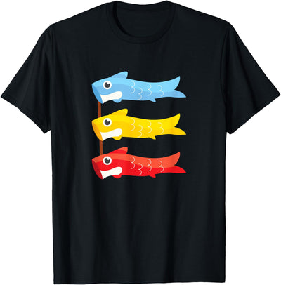 Children's Day Japan Carp Fish Japanese Boys Day Koinobori T-Shirt