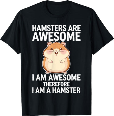 Cute Hamster Design for Men Women Kids Animal Hamster Lover T-Shirt
