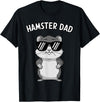 Funny Hamster Design for Men Dad Boys Animal Hamster Lover T-Shirt - Black