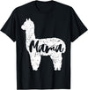 Happy Mothers Day Shirt Cute Gift Ideas Cute Proud Mama Llama Alpaca Happy Mothers Day Gift Shirt T-Shirt - Black