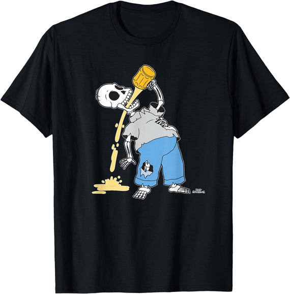 The Simpsons Homer Skeleton Beer Treehouse of Horror T-Shirt - Black