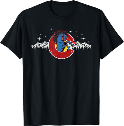 Colorado Underground Colorado Blucifer Demon Horse T-Shirt