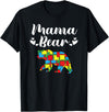 Mama Bear Autism Awareness Mom Puzzle Clothing Co Autism Awareness Mama Bear Proud Autistic Mom T-Shirt - Black