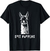 Funny Llama Spit Happens - Llama Drama T-Shirt - Black