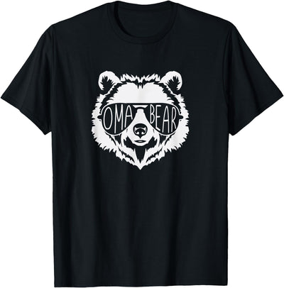 Grandma Bear Face with Sunglasses T-Shirt