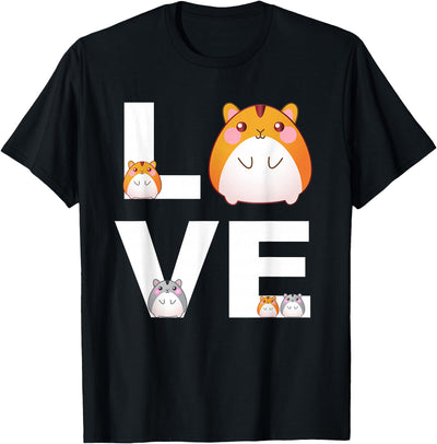 Hamster Love Cute Hamsters Shirt Animal Toys Pets Lovers T-Shirt