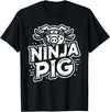 PIG Designs By ShirtZilla Ninja PIG T-Shirt PIG Ninja T-Shirt - Black