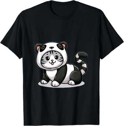 Cats in Panda Costumes Cat in a Panda Costume T-Shirt