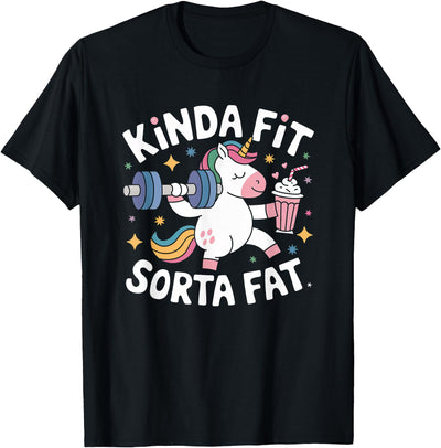 Kinda Fit Sorta Fat Funny Gym Body Cute Bear Retro T-Shirt