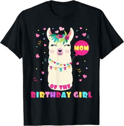 Llamazing Birthday Party Outfit Llama Lovers Mom Of The Birthday Girl Cute Mama Llama Alpaca Llamazing T-Shirt