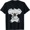 Funny and Sassy Koala Tees Angry Koala Bear T-Shirt - Gift for Koala lovers T-Shirt - Black