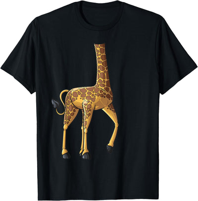 Cool Spooky Easy Quick Ruminant Okapi Kids Zoo Art Cute Headless Giraffe Halloween Costume | Funny Animal Gift T-Shirt
