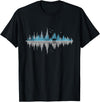 Outdoor Wild Retro Forest Gifts Trees Reflection Wildlife Nature Animal Bear Outdoor Forest T-Shirt - Black