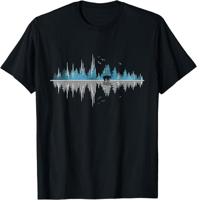 Trees Reflection Wildlife Nature Animal Bear Outdoor Forest T-Shirt