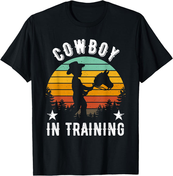 Cowboy In Training - Future Cowboy Gift Cowboy In Training – Future Badass Cowboy Professional T-Shirt - Black