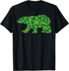 Saint Paddys Day Gifts for Animal Lover Irish Polar Bear St Patricks Day Shamrock Boys Women Kid Men T-Shirt - Black