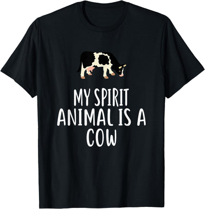 Shirtzilla My Spirit Animal Is a Cow Funny Cows Shirtzilla T-Shirt