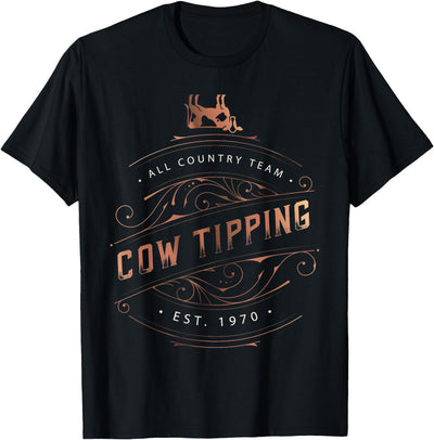Fun All Country Team with Cow Toppings T-Shirt