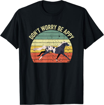 Appaloosa Horse by AKH Appaloosa Horse, Don't Worry Be Appy, Vintage Appaloosa T-Shirt