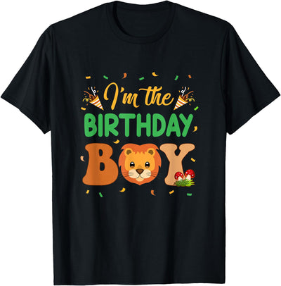 I'm The Birthday Boy Lion Family Party Decorations T-Shirt
