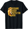 Dad Lion Fathers Day Funny Lions Lovers Outfits Lion Dad Funny Husband Daddy Protector Hero Fathers Day T-Shirt - Black