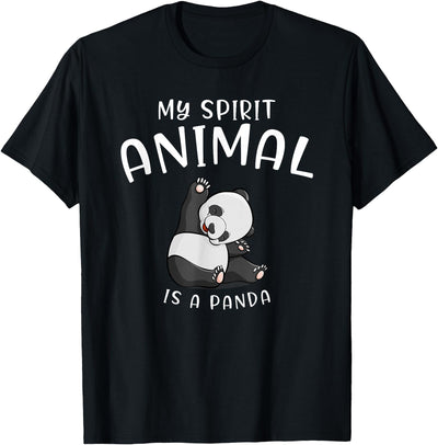 My Spirit Animal is A Panda Bear SHIRTAnimal Lover T-Shirt