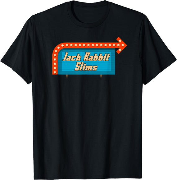 Jack Rabbit Slims - Vintage Retro Movie T-Shirt in Black