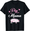 Funny Pig Lover Piggy Squad Gift For Women Pig Mama Funny Pig Mom Gift For Women Piggy Squad T-Shirt - Black