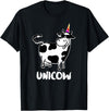 Cool Cow Lover Shirts & Funny Dairy Farmer Gifts Unicow. Cute Dairy Cow Farmer Shirt Funny Cow Lover Gift T-Shirt - Black