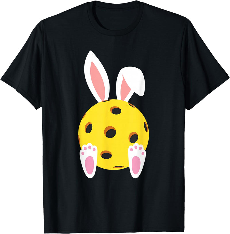 Cute Rabbit Lover Bunny Graphic T-Shirt (Black) in Black