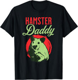 Hamster Daddy Father - Dad Hamster T-Shirt - Black