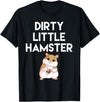 Dirty Little Hamster Cute Hamster Picture T-Shirt - Black