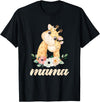 Zoo Animal Africa Safari Giraffe Gift Giraffe Mama Giraffe T-Shirt - Black