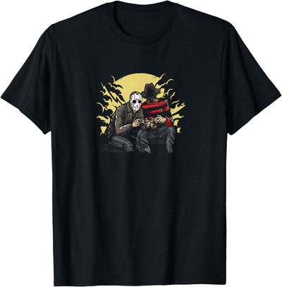 Sensical Clothing Freddy and Jason Gaming T-Shirt