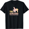 Daddy Llama Shirt Co. The Alpaca Dad Funny Llama Alpaca Lover Papa Fathers T-Shirt - Black