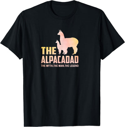 Daddy Llama Shirt Co. The Alpaca Dad Funny Llama Alpaca Lover Papa Fathers T-Shirt