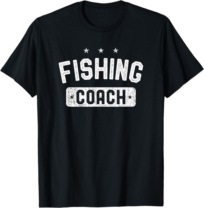 Fishing Coach Clothing Fishing Coach Vintage Fishing T-Shirt - Black