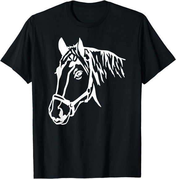Horse head T-Shirt - Black