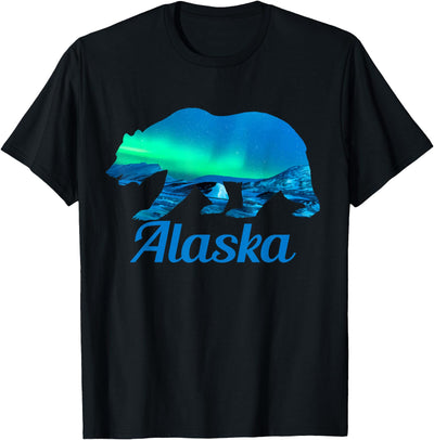 Alaska Grizzly Polar Bear Arctic Nature Winter T-Shirt