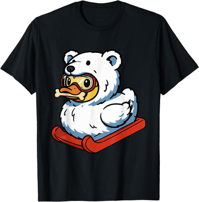 Ice Bear Duckling White Bear Polar Bear Duck T-Shirt
