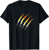 Gay Bear Pride T-Shirts LGBT Gay Bear Pride Shirt For Men - Bear Paw Scratch Cub T-Shirt - Black