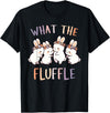 Rabbit Lover Easily Distracted by Rabbits What the Fluffle T-Shirt in Black