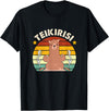 Teikirisi Take It Easy Funny Spanish Llama Latina Yoga T-Shirt - Black
