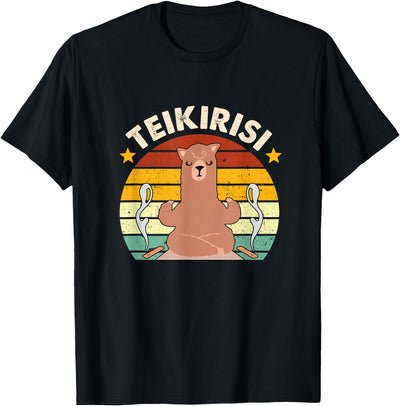 Teikirisi Take It Easy Funny Spanish Llama Latina Yoga T-Shirt