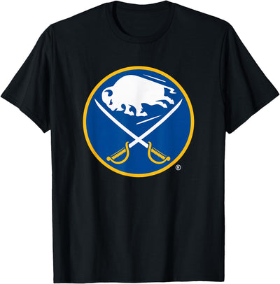 Cow Buffalo Sabres Icon Officially T-Shirt