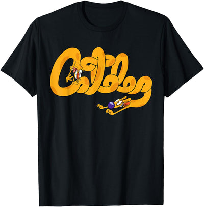 Cat Dog Cursive Nickelodeon T-Shirt